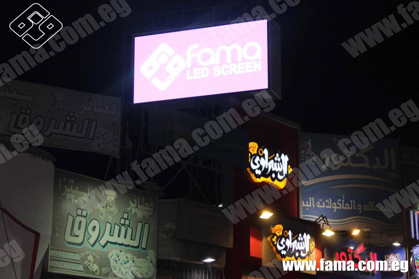 LED screens with warranty and periodic maintenance