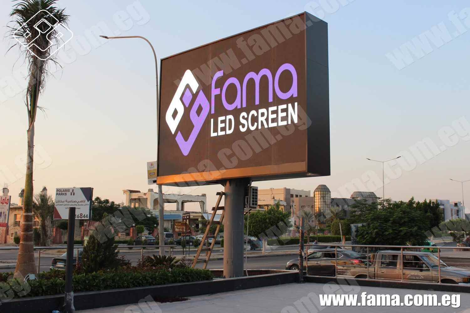 Indoor and outdoor LED screen sizes