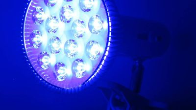 Be wary of the LED screen's blue glow!